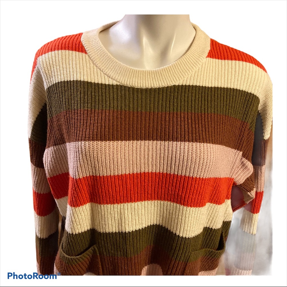 Madewell patch pocket striped sweater - Picture 4 of 11